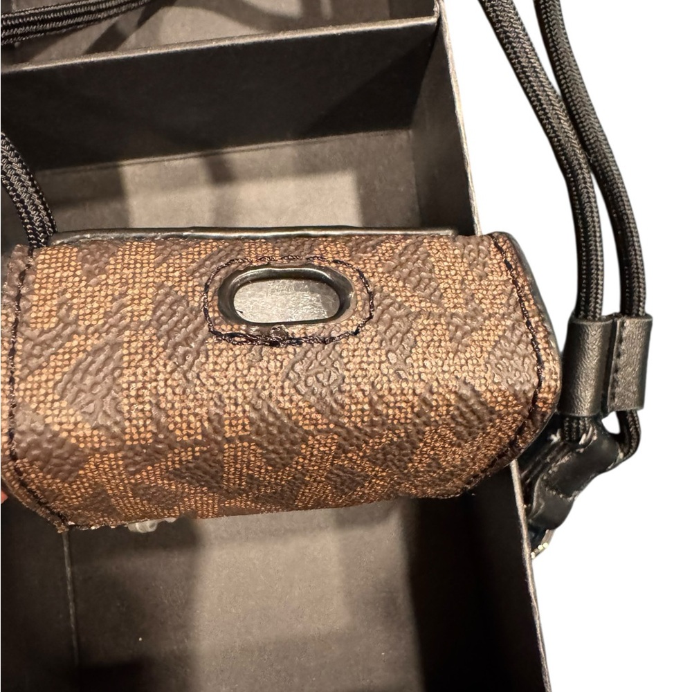 Michael Kors Brown Monogram Air Pod Pouch - Picture 3 of 5